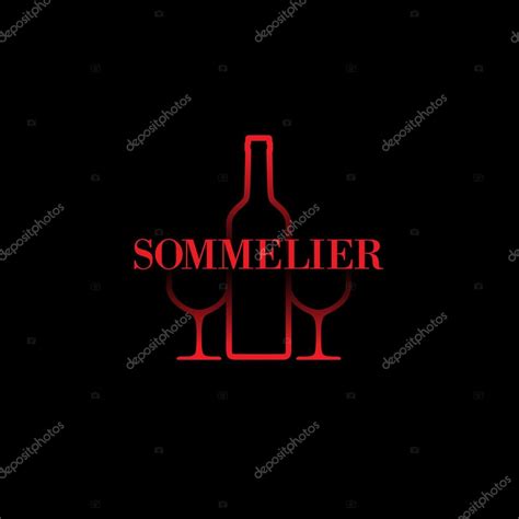 Plantilla De Etiqueta Sommelier Vector De Stock Por Jazzzzzvector