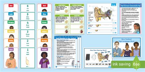 zealand sign language week information pack