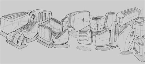 Toaster Sketch at PaintingValley.com | Explore collection of Toaster Sketch