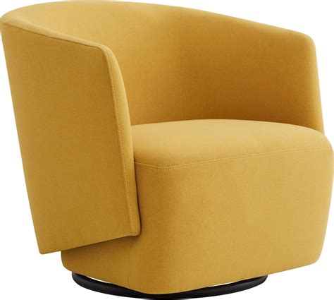 Amazon KISLOT Swivel Accent Chair Modern Round Barrel Armchair For