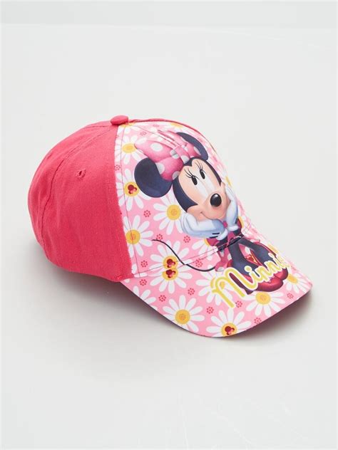 Casquette En Toile Minnie Fuchsia Kiabi 3 00