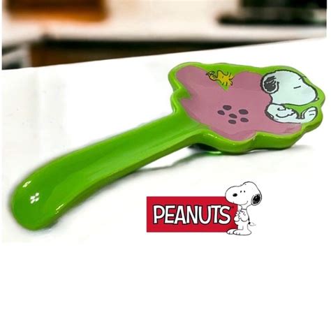 Peanuts Kitchen Peanuts Snoopy Spoon Rest Glazed Ceramic Functional