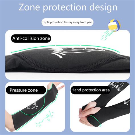 1pair Arm Covers Reusable Arm Protection Sleeves Volleyball Arm Protectors T Ebay