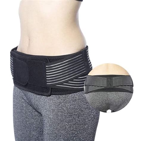 Pxwodoft Sacroiliac Si Joint Hip Belt Hip Brace Back Belts For Back Pain Lower Back