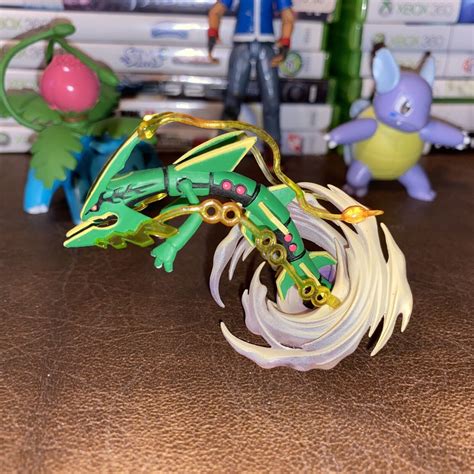 Mavin Nintendo 2015 Pokemon MEGA RAYQUAZA 3 PVC Figure Toy TCG Promo