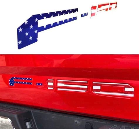 Tailgate Insert Letters Compatible For F D Raised