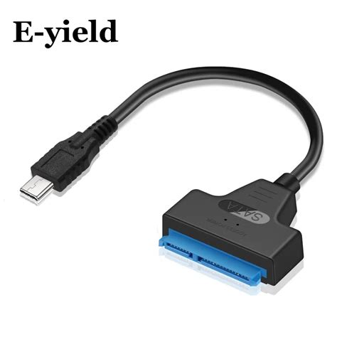 SATA To USB Type C Cable USB C To SATA 22Pin Hard Drive Disk Cables