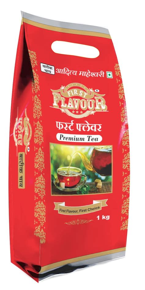 First Flavour Tea Premium Assam Black Loose Ctcdust Tea 1 Kg Pouch Strong Aromatic And Rich