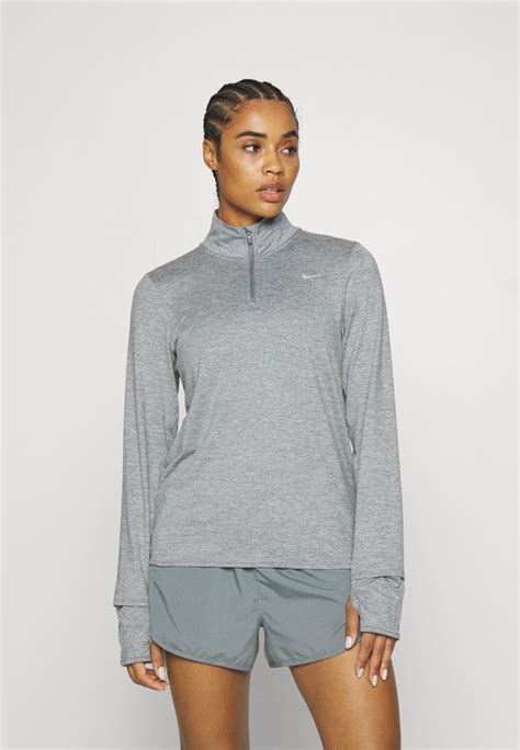 Nike Performance Swift Langærmet T Shirt Smoke Grey Grå Zalando Dk