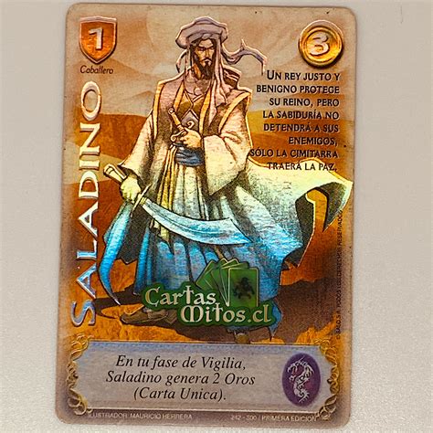 Saladino Mitos Y Leyendas Cruzada Extensi N Cartas Mitos