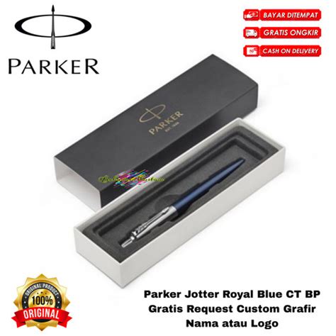 Jual Pulpen Parker Original Jotter Royal Blue Ct Ballpoint Gratis