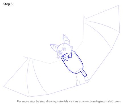 How To Draw Vampire Bat From Bunnicula Bunnicula Step By Step