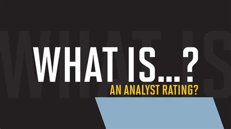 What is an Analyst Rating? | Analyst Ratings Explained