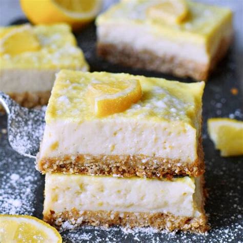 Zitronen K Sekuchen Lemon Cheesecake Elavegan