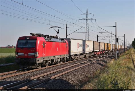 Klv Zug Db Schenker Mit Siemens Vectron Unterwegs In