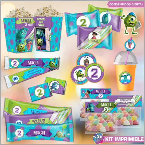 Kit Cumplea Os Monster Inc Consentidos Digital