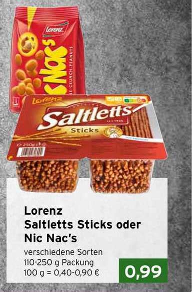 Lorenz Saltletts Sticks Oder Nic Nac S Angebot Bei CAP Markt