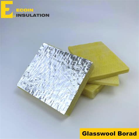 48kg M3 Density Thermal Insulation Glass Wool Fiberglass Rigid Board