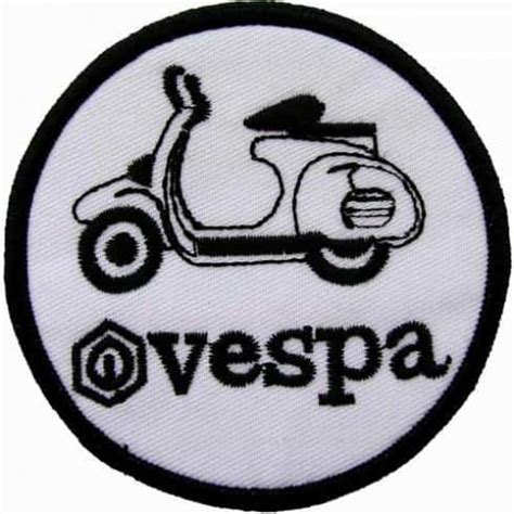 Vespa Scooter Motorcycle Embroidered Patch 20