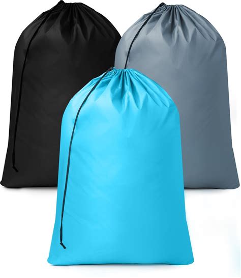 Travel Laundry Bags 3 Pack Large Laundry Bags Drawstring