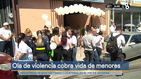 Ola De Violencia Cobra Vida De Menores Telediario Costa Rica