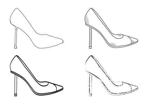 Dibujos De Zapatos Para Colorear Descargar E Imprimir Colorear