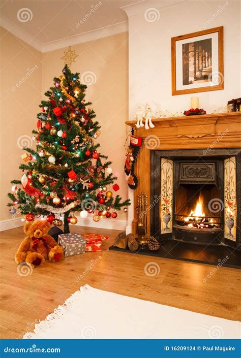 Christmas interior stock photo. Image of classic, home - 16209124