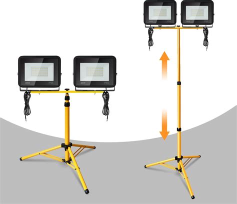 Herrselsam Led Baustrahler Mit Stativ X W Led Strahler