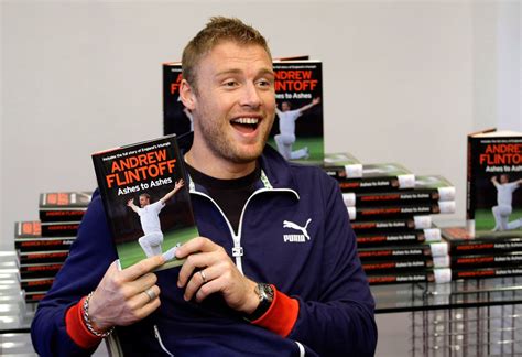 Andrew Flintoff with his new book Ashes to Ashes | ESPNcricinfo.com