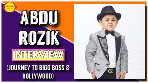 Abdu Rozik Interview Bigg Boss Salman Khan Bollywood Filme