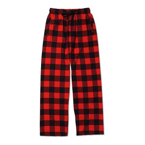 Adult Pajama Pants Black Red M Pajama Pants Clothing Ts