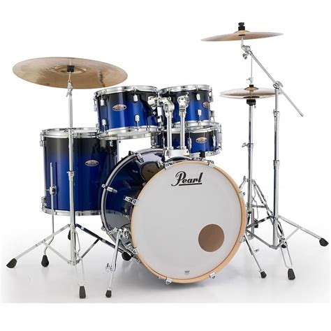 Pearl Decade Maple Pc Drum Kit Gloss Kobalt Fade Lacquer Reverb