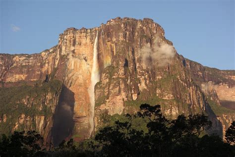 Marvel At The Majestic Angel Falls In Canaima Venezuela