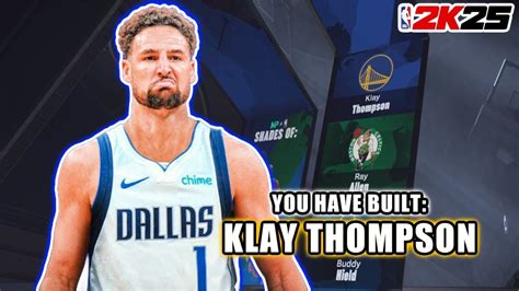 BEST KLAY THOMPSON BUILD In NBA 2K25 YouTube