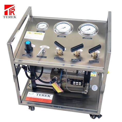 Terek Brand Max 32mpa Pneumatic Oxygen Nitrogen Co2 Gas Booster Filling Pump System China Gas