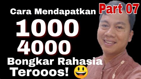 Cara Mendapatkan 1000 Subscriber Dan 4000 Jam Tayang How To Get 1000