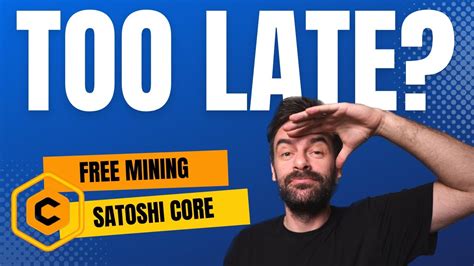 How To Mine Satoshi Core Coins With Free Core Mining App Youtube