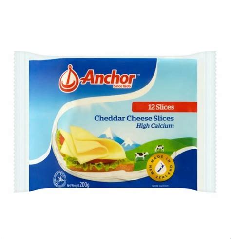 Anchor Cheddar Cheese Slices Pcs G Vmart Online Grocery