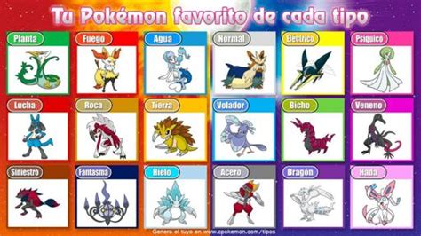 Mis Pokémones Favoritos de cada Tipo Pokémon En Español Amino