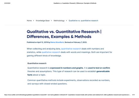 Qualitative Vs Quantitative Research Differences Examples And Methods