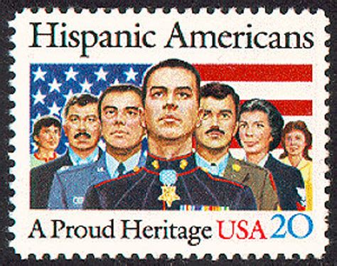 10x HISPANIC AMERICANS 1984 20c Unused Vintage Postage Stamps Etsy