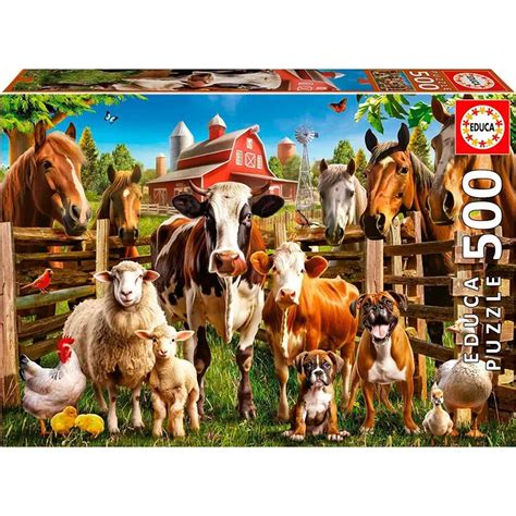 Comprar Educa Puzzle Los Traviesos De La Granja De Piezas