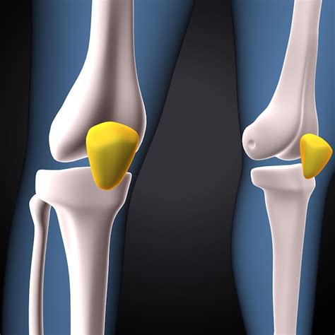 Anatomie De L Os De L Articulation Du Genou Du Squelette Humain