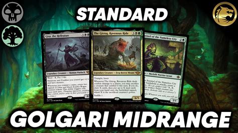 The Gitrog Golgari Midrange Mtg Arena Standard Deck Youtube