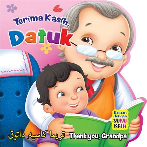 Buku Cerita Jawi Terima Kasih Ibu Ayah Datuk Nenek Buku