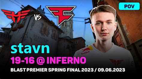 CSGO POV Heroic Stavn 19 16 Vs FaZe Inferno BLAST Premier Spring