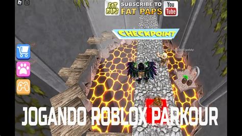 Roblox Jogando Roblox Parkour Youtube