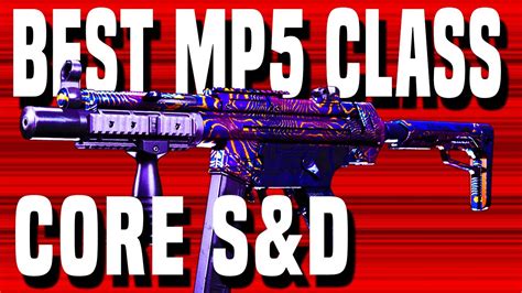 Best MP5 Class Search And Destroy MW Best SnD Class Setup Modern