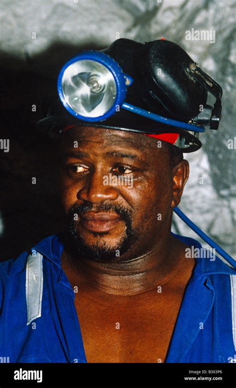 A diamond miner in South Africa Stock Photo - Alamy