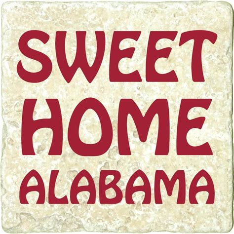 Bama | Alabama Sweet Home Alabama Logo Coaster | Alumni Hall